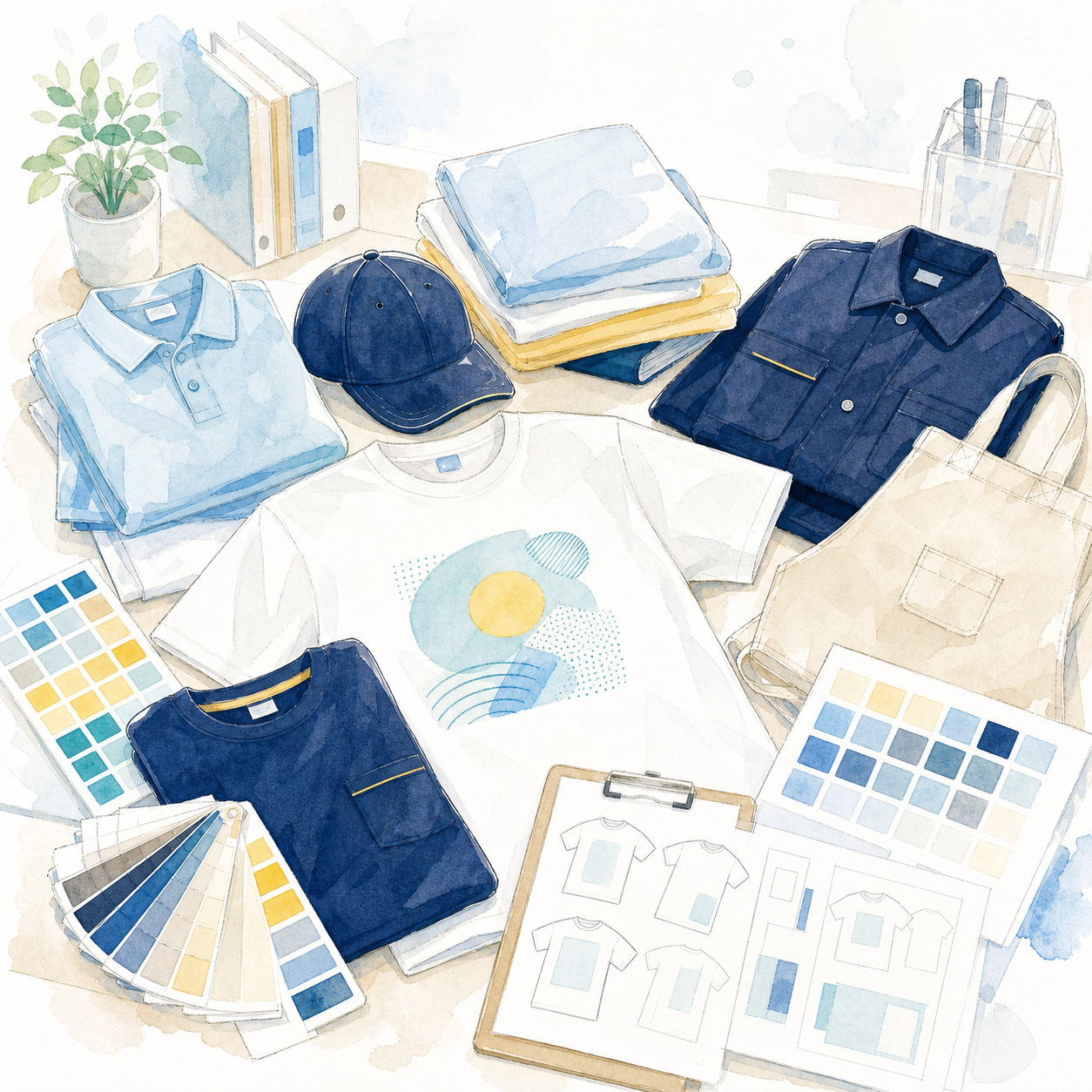 ユニフォームやTシャツに印刷したい